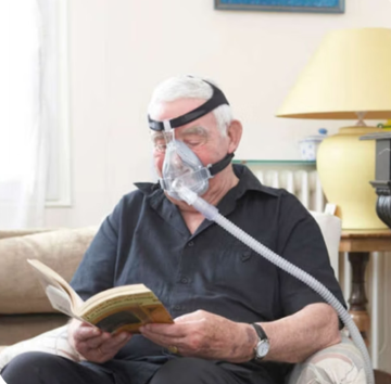 ماسک کامل صورت دستگاه CPAP - مناسب برای تنفس از دهان و فشارهای بالا